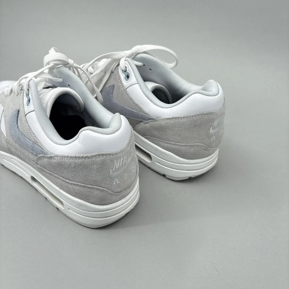 Nike Air Max Shoes By You Mens Size 10.5 White Customized Sneakers FQ8790-900